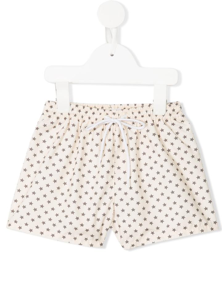 Amaia Star Print Swim Shorts, Boy's, Size: 8 Yrs, Nude/neutrals