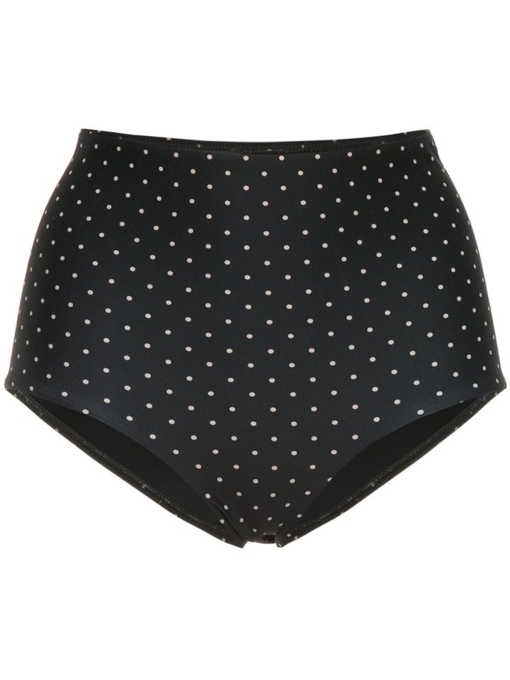 Matteau High Waisted Bikini Bottoms - Black
