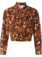 Jean Paul Gaultier Vintage Printed Denim Jacket - Multicolour
