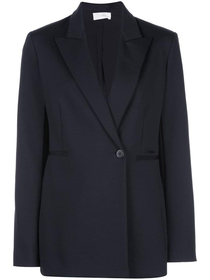 The Row Off Centre Button Blazer - Black