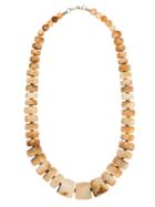 Olympiah Marrocos Geometric Necklace - Yellow & Orange