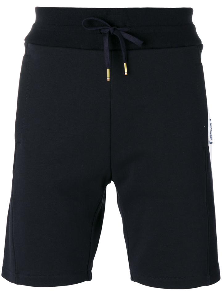 Moncler Gamme Bleu Side Stripe Shorts - Black