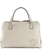 Gucci Embroidered Logo Tote
