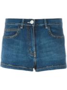 Sonia Rykiel Denim Shorts, Women's, Size: 40, Blue, Cotton/polyester/spandex/elastane/cotton