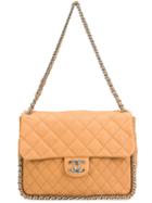 Chanel Vintage Maxi Flap Shoulder Bag, Women's, Brown