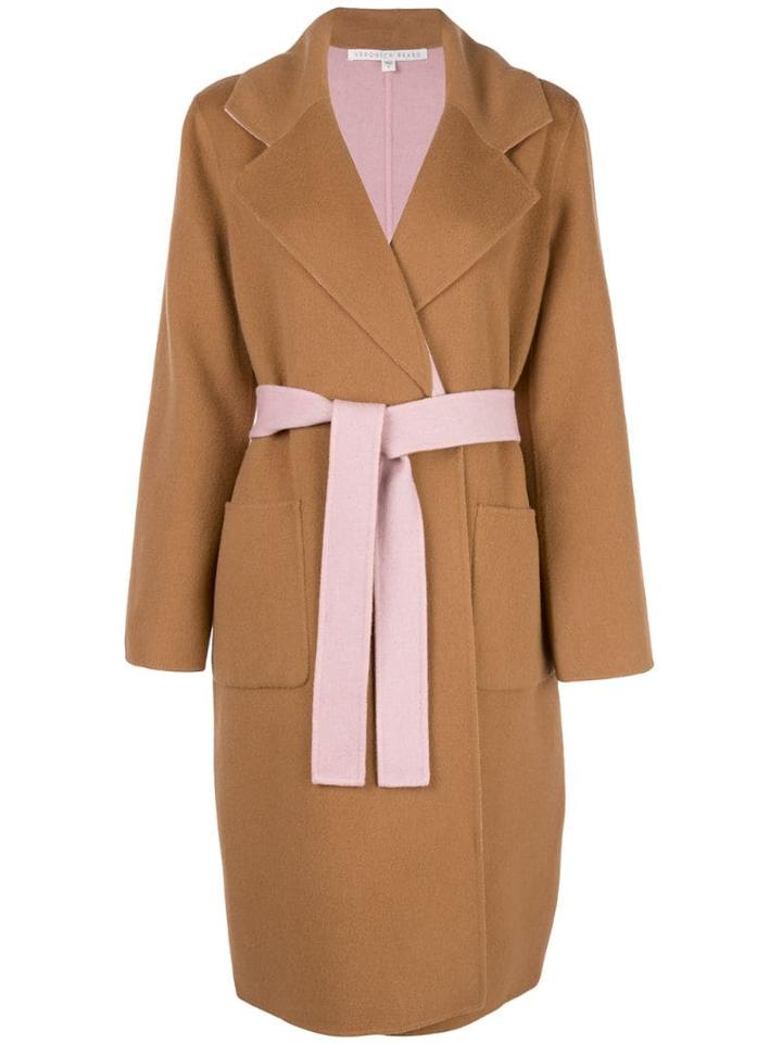 Veronica Beard Oversized Wrap Jacket - Neutrals