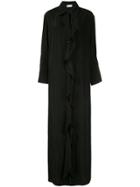 Lanvin Ruffled Shirt Dress - Black