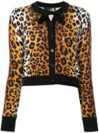 Love Moschino Leopard Print Cardigan - Multicolour