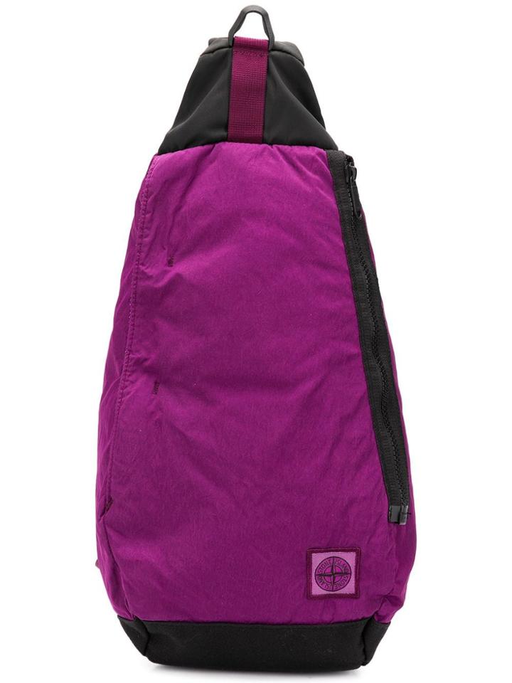 Stone Island Two Tone Backpack - Purple