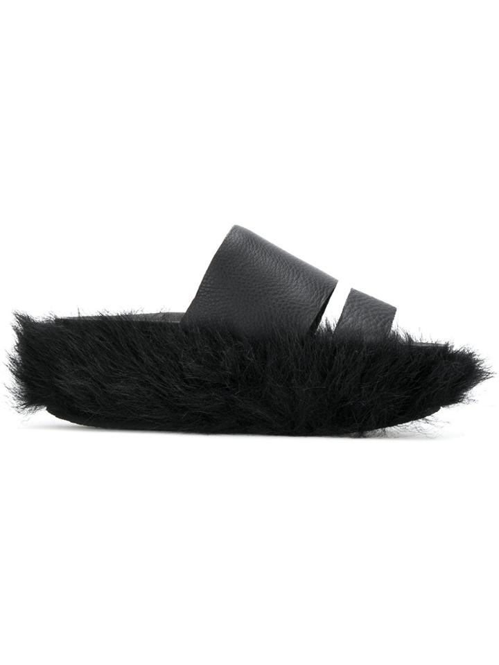 Peter Non Hair Trim Sandals - Black