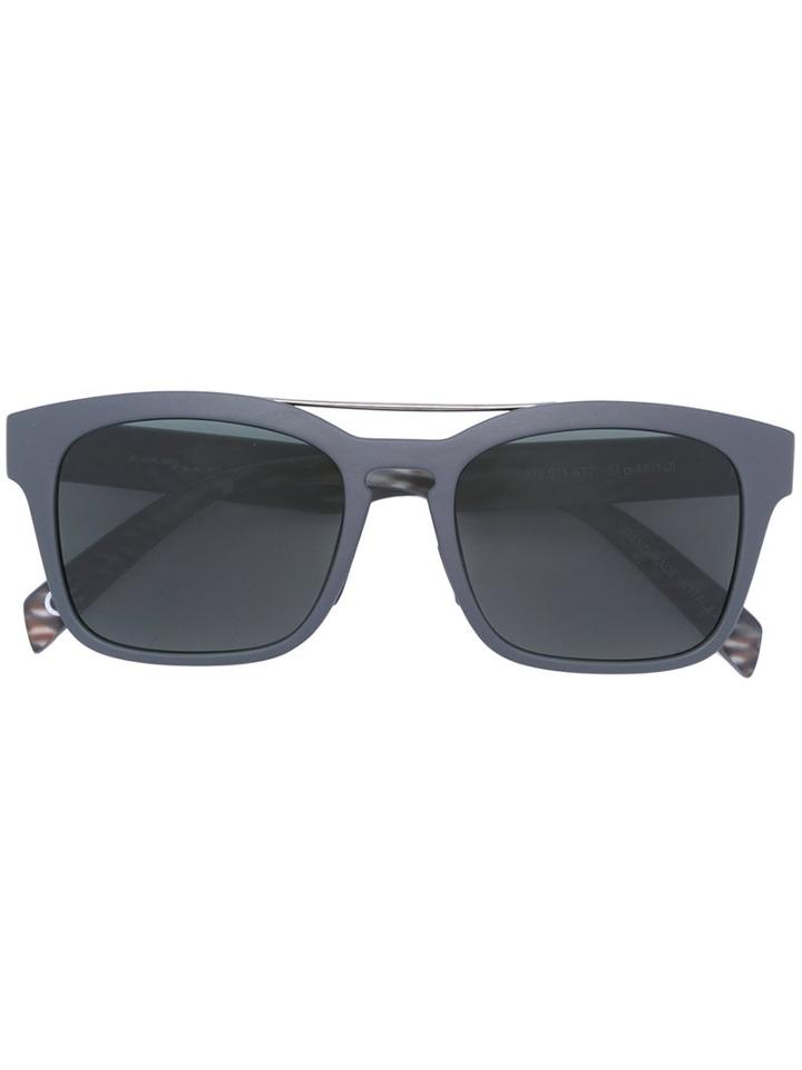 Italia Independent Square Frame Sunglasses, Adult Unisex, Grey, Plastic