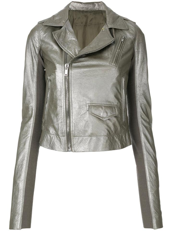 Rick Owens Biker Jacket - Grey