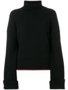 Dsquared2 Turtle Neck Ribbed Sweater - Black