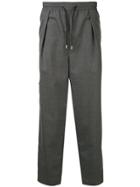 Yoshiokubo Theif Tuck Track Trousers - Grey