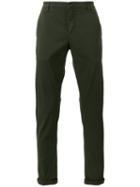 Dondup - Cropped Chino Trousers - Men - Cotton/spandex/elastane/viscose - 31, Green, Cotton/spandex/elastane/viscose
