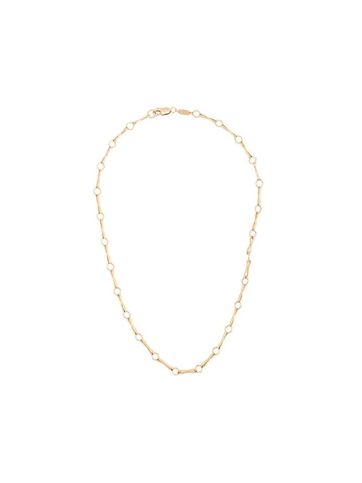 Azlee 18kt Yellow Gold Chain Link Necklace