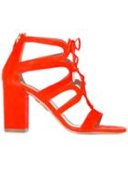 Aquazzura Holli Sandals - Red