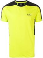 Ea7 Emporio Armani Colour Block Sports T-shirt - Green