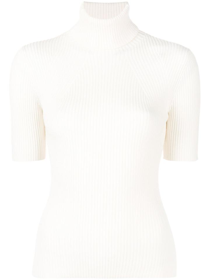 3.1 Phillip Lim Ribbed Top - White