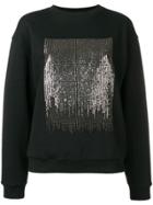 Givenchy Sequin Patch Sweater - Black
