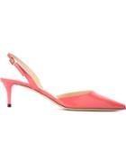 Jimmy Choo Tide Pumps, Women's, Size: 39.5, Pink/purple, Leather/patent Leather