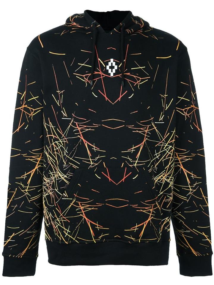 Marcelo Burlon County Of Milan 'catedral' Hoodie, Men's, Size: Xl, Black, Cotton