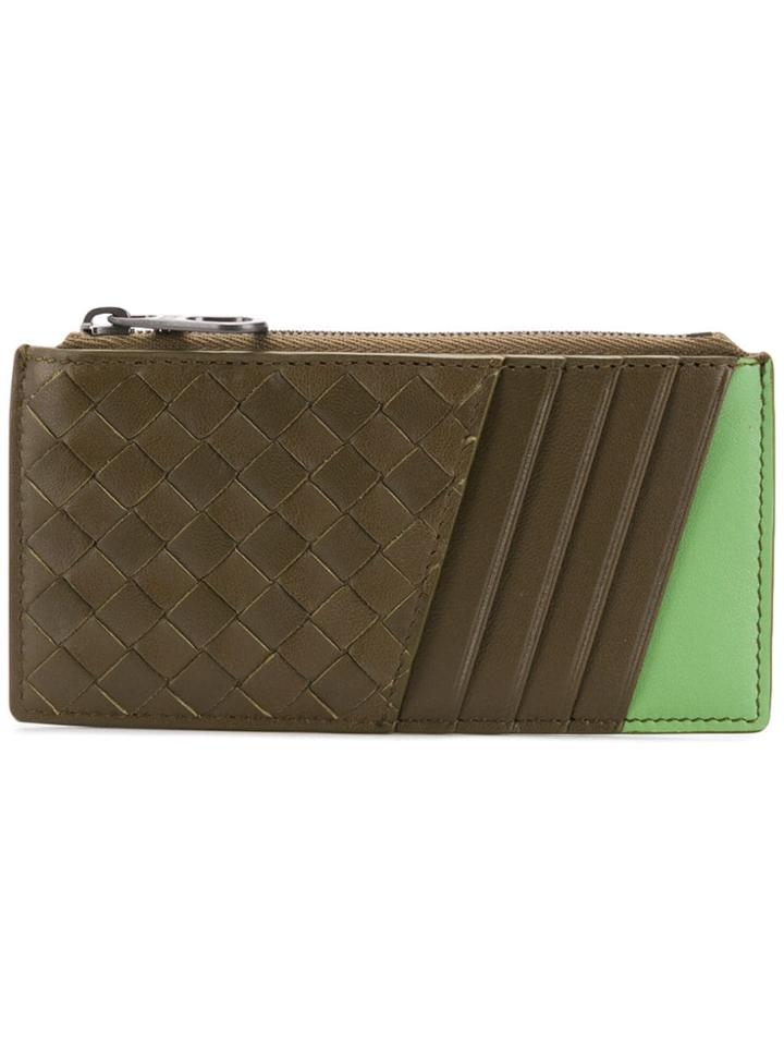 Bottega Veneta Intrecciato Card Case - Green