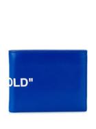 Off-white Quote Wallet - Blue