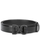 Dolce & Gabbana - Logo Buckle Belt - Men - Calf Leather - 95, Black, Calf Leather