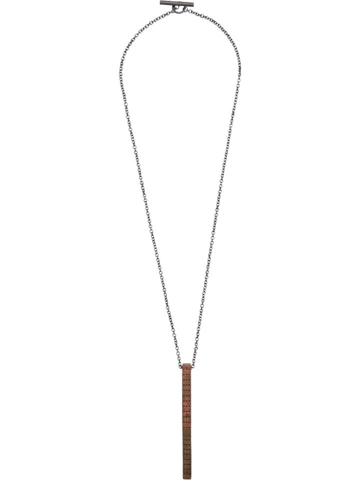 Parts Of Four Cuboid Necklace - Grey