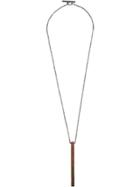 Parts Of Four Cuboid Necklace - Grey