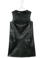 Dsquared2 Kids Teen Flocked Dress - Black