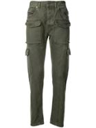 Diesel Black Gold Skinny Cargo Trousers - Green