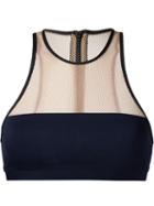 T By Alexander Wang Mesh Panel Bikini Top