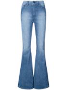 Brandon Maxwell Bell Bottom Jeans - Blue