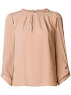 No21 Pleated Blouse - Nude & Neutrals