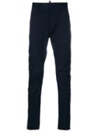 Dsquared2 - Slim-fit Trousers - Men - Cotton/spandex/elastane - 50, Blue, Cotton/spandex/elastane