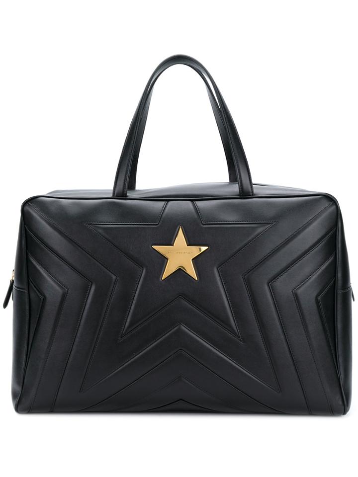 Stella Mccartney Star Patch Luggage Bag - Black
