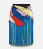 Christopher Kane Abstract Motif Skirt