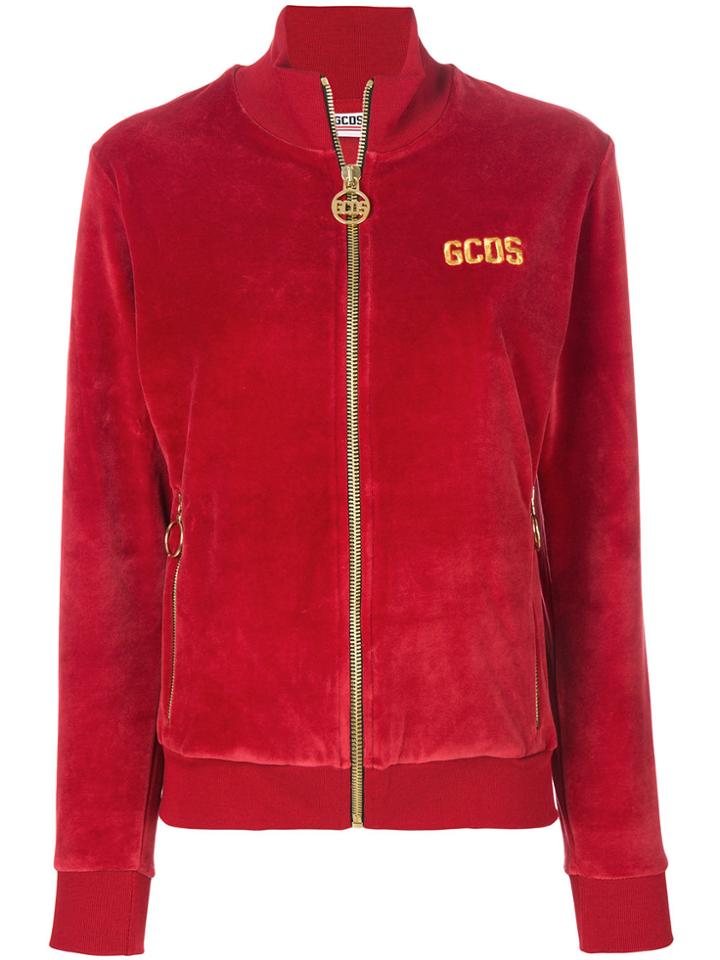 Gcds Logo Stamp Jacket - Red