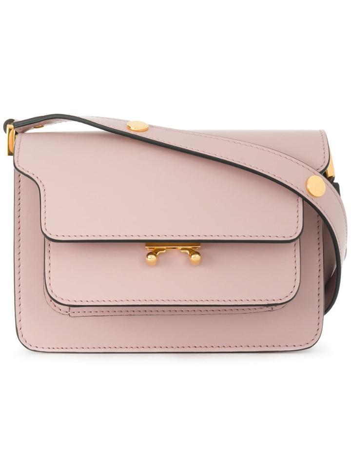Marni Mini Trunk Shoulder Bag - Pink