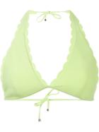 Heidi Klein 'ecuador' Scallop Triangle Top - Green