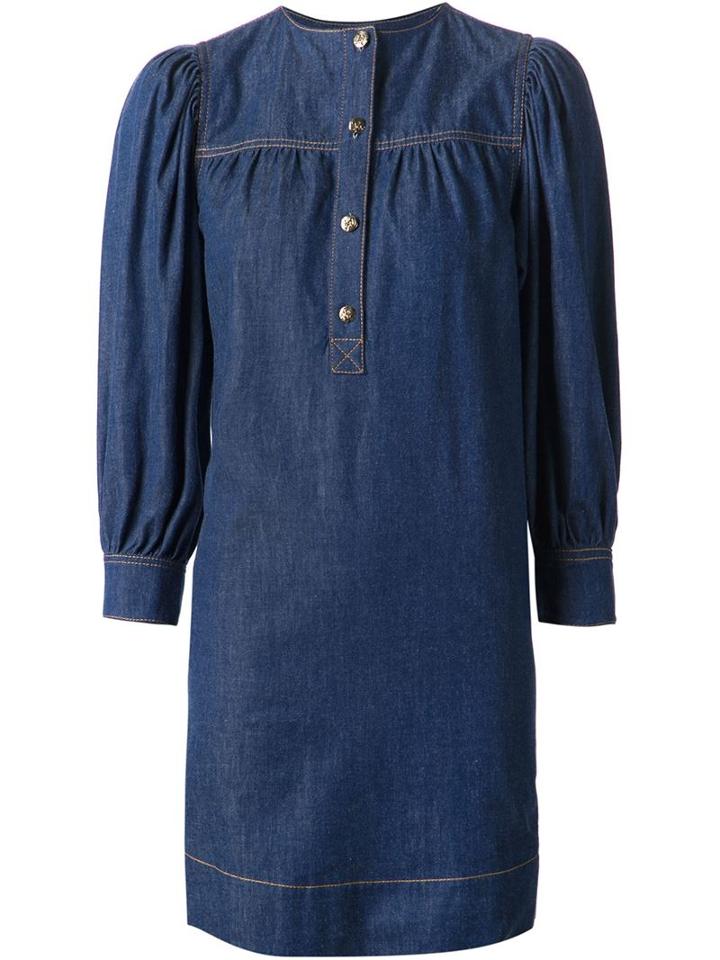 Sonia Rykiel Chambray Shirt Dress