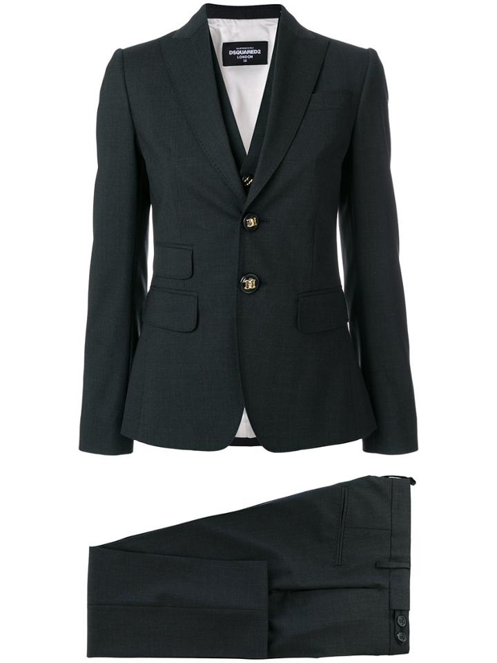 Dsquared2 Three-piece Trouser Suit - Grey