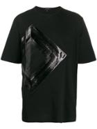 Unconditional Metallic Panel T-shirt - Black