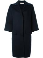 Marni Wide Sleeve Coat, Women's, Size: 42, Blue, Angora/cashmere/wool