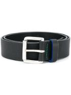 Ps Paul Smith Sport Stitch Leather Belt - Black