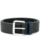 Ps Paul Smith Sport Stitch Leather Belt - Black