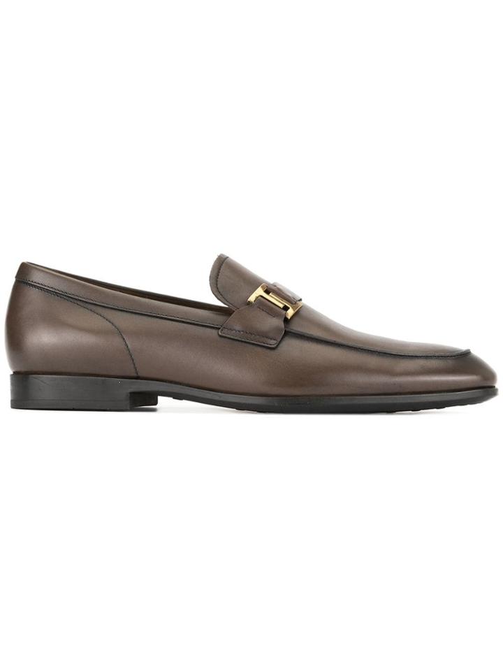 Tod's Gommino Logo Loafers - Brown