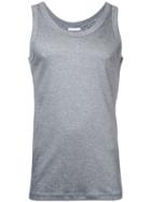 Estnation - Scoop-neck Vest - Men - Cotton/lyocell - M, Grey, Cotton/lyocell